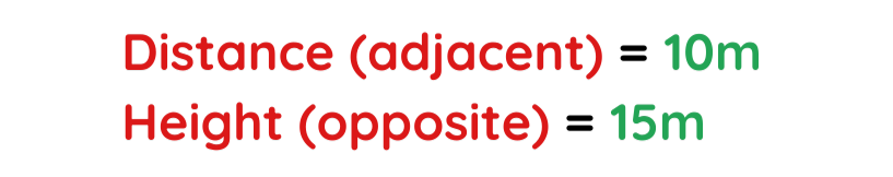 Solution for step by step solved example of angle of elevation concept for trigonometry