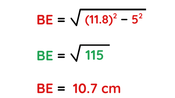 solution of solved example explaining the circle theorem of chord of a circle that states that When we draw a perpendicular line from the center of a circle to any chord, it neatly splits that chord into two equal parts for gcse maths