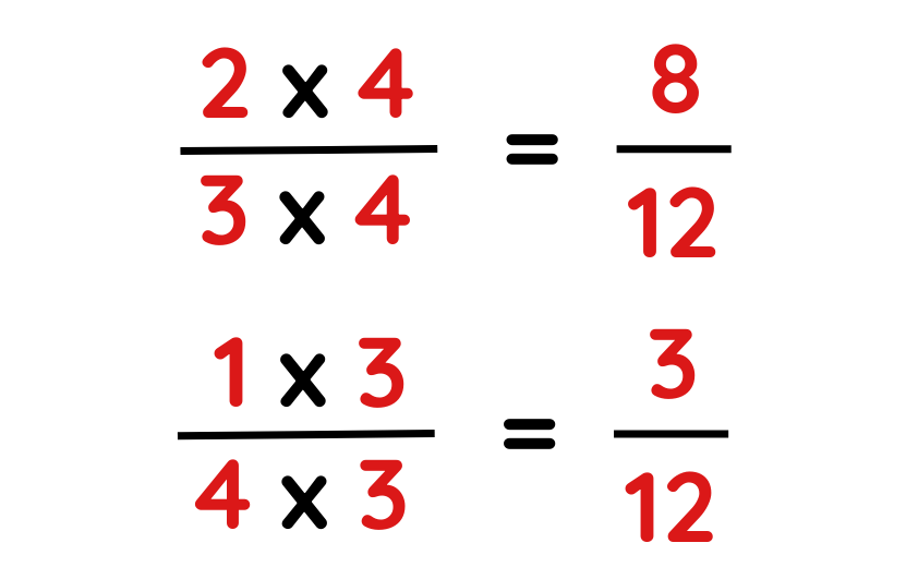 solved example for operations of fractions for gcse maths