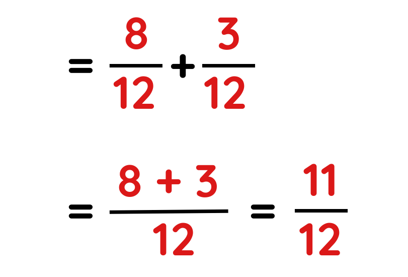 solved example for operations of fractions for gcse maths