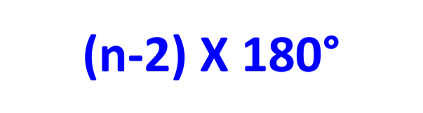 Solved example showing interior angle calculations for different values of 𝑛 n in regular polygons for GCSE Maths.